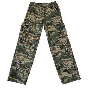 Old Navy Y2K Camo Cargo Straight Leg Pants Size 29x30 Distressed Streetwear